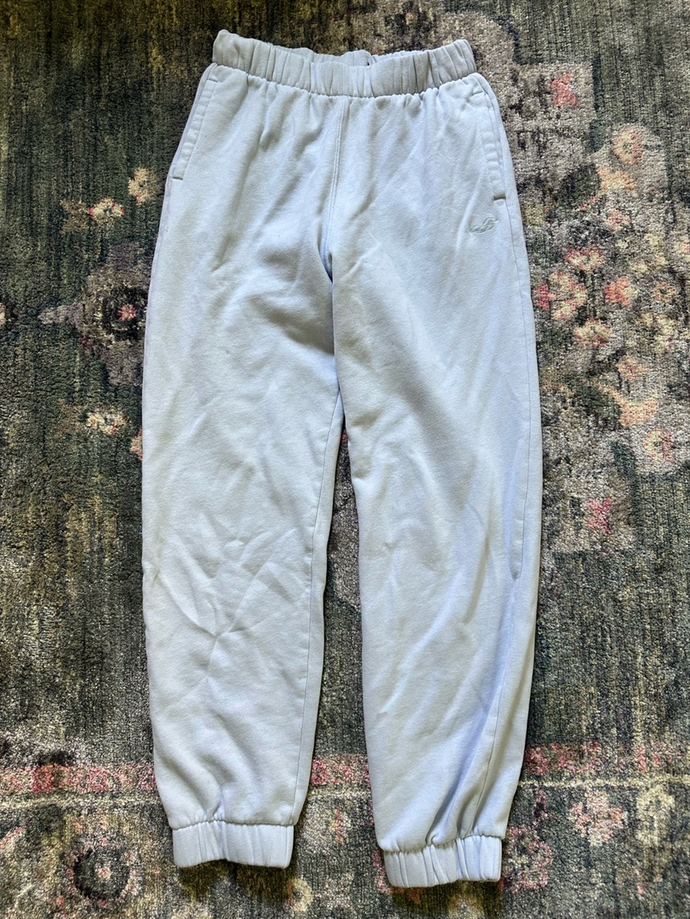 Hollister Trending Cozy Light Blue Jogger Sweatpants XS Comfy Coquette Feminine